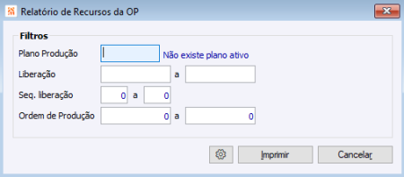 Relatório de Recursos da OP