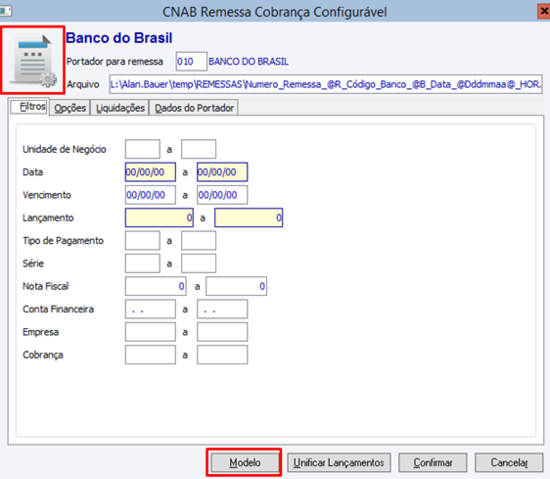 CNAB Remessa Configurável