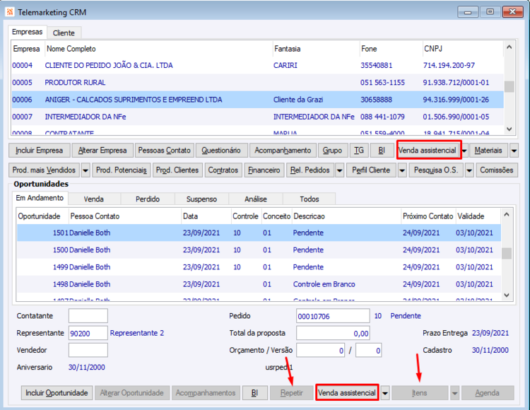 Telemarketing CRM 1