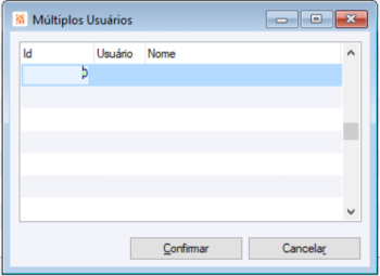 Usuários Múltiplos