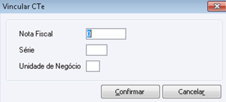Vincular CTe